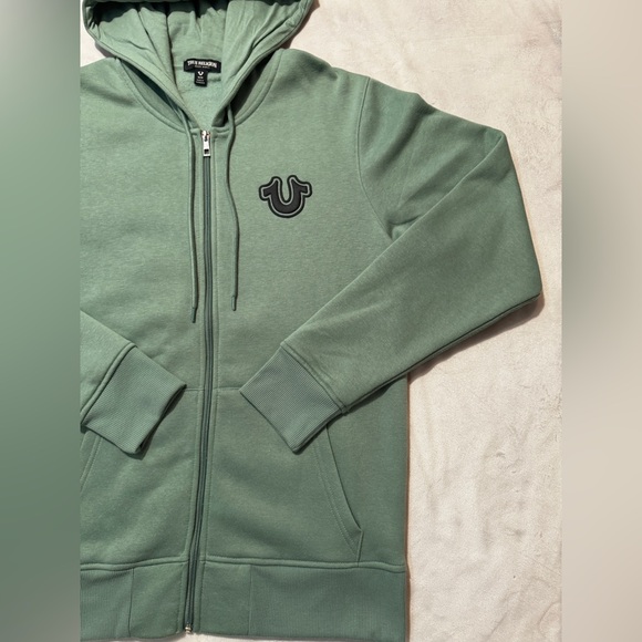 True Religion Zip-Up Hoodie NWOT - Picture 3 of 16